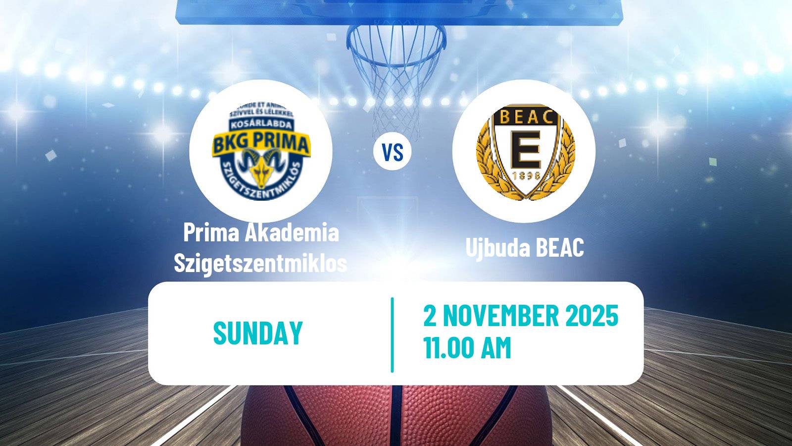 Basketball Hungarian NB I Basketball Women Prima Akademia Szigetszentmiklos - Ujbuda BEAC
