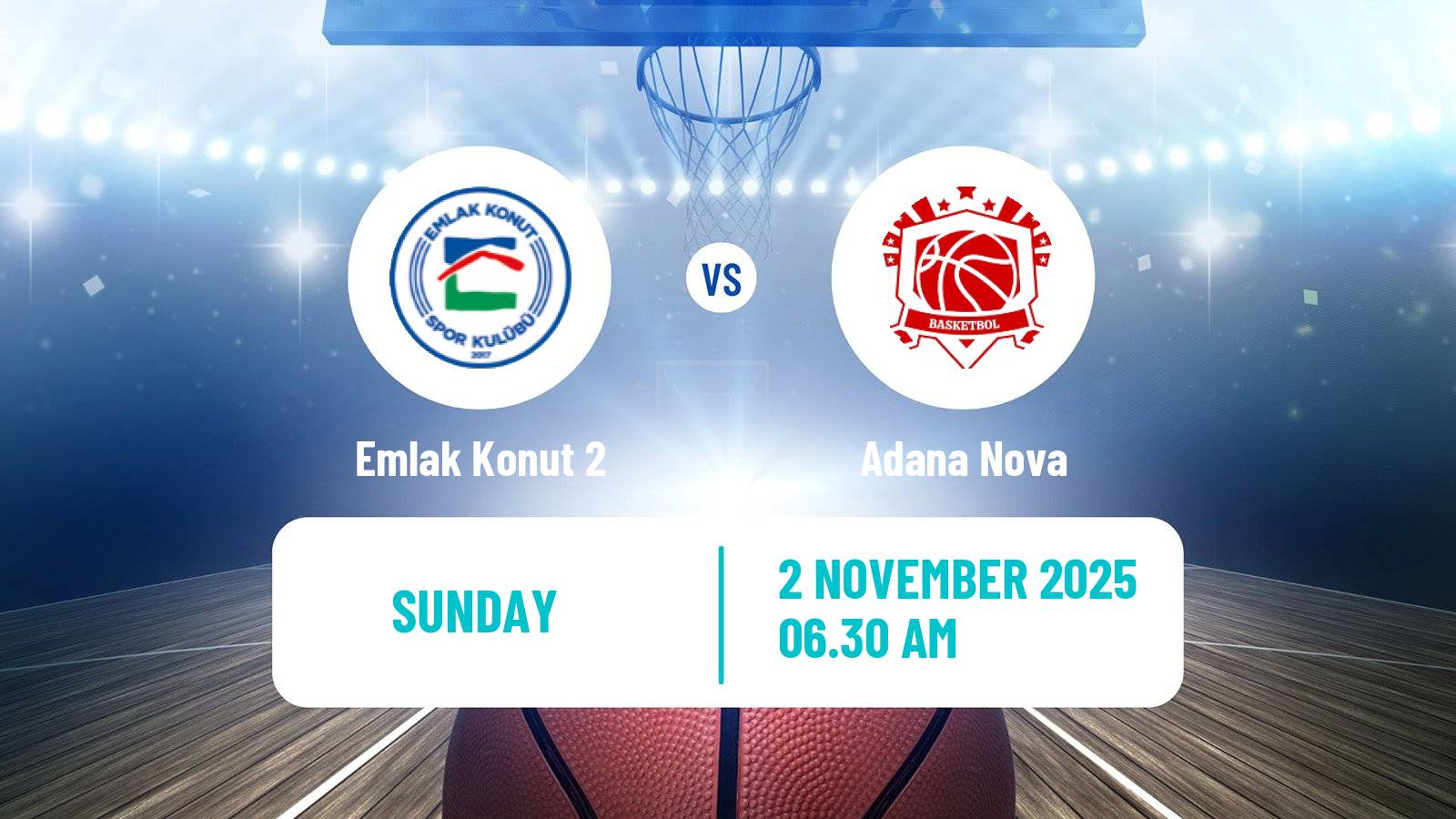 Basketball Turkish TKBL Women Emlak Konut 2 - Adana Nova