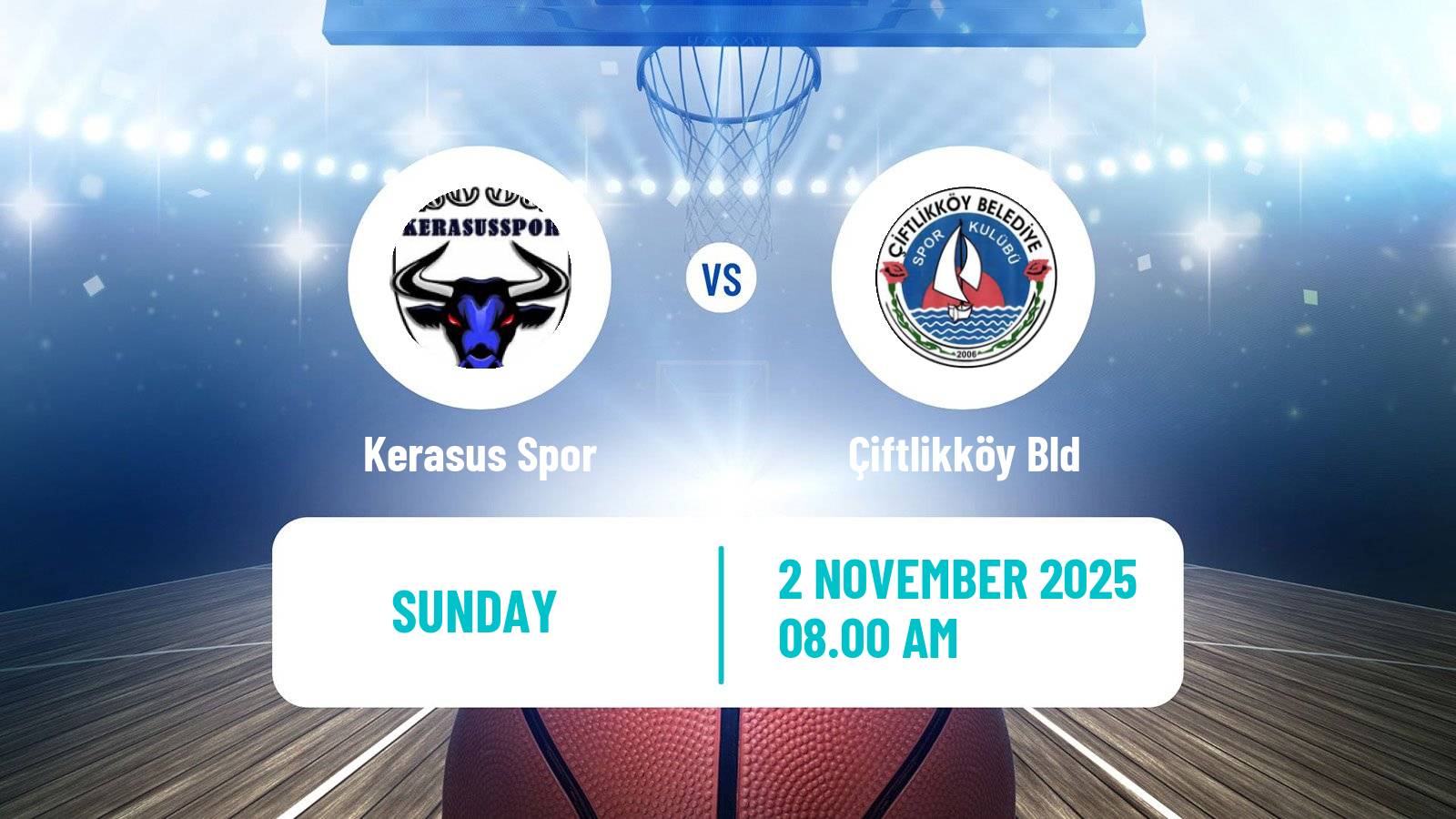 Basketball Turkish TB2L Kerasus - Çiftlikköy Bld
