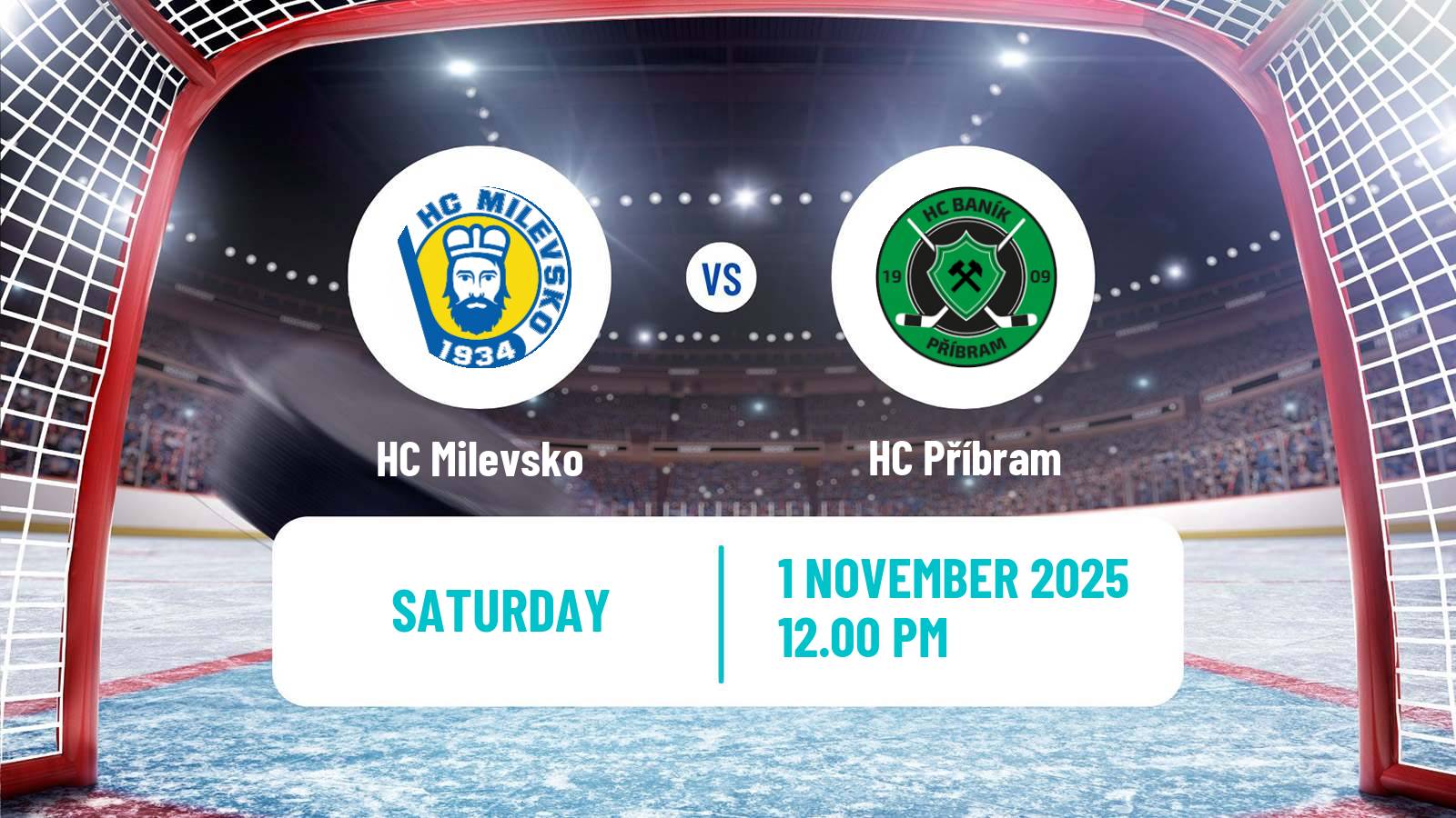 Hockey Czech 2 Liga Hockey West Milevsko - Příbram