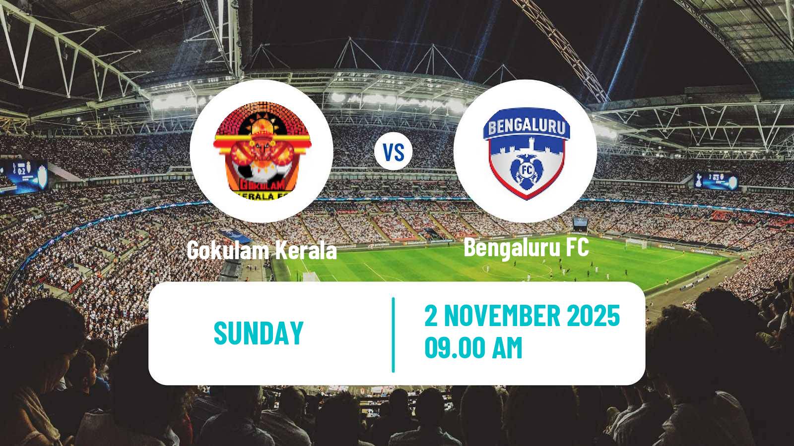 Football Indian Hero Super Cup Gokulam Kerala - Bengaluru
