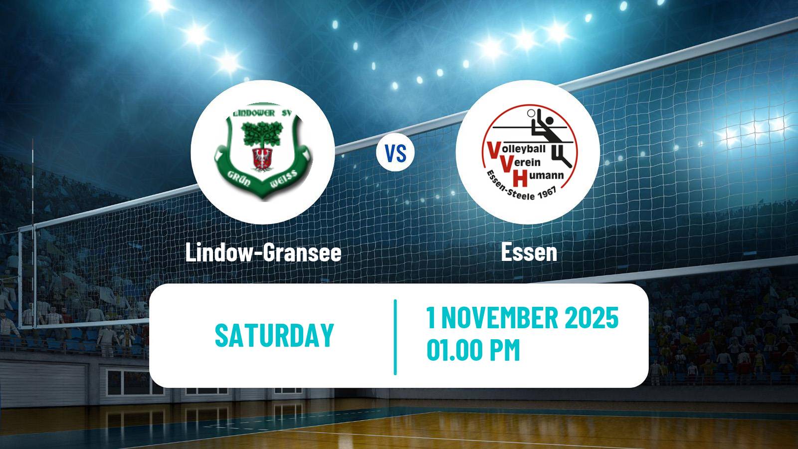 Volleyball German 2 Bundesliga North Volleyball Lindow-Gransee - Essen