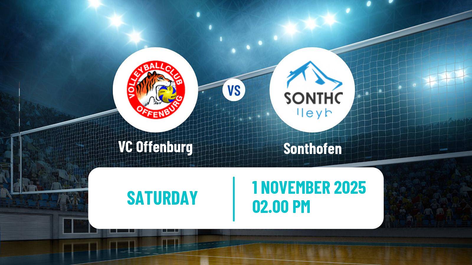 Volleyball German 2 Bundesliga South Volleyball Women Offenburg - Sonthofen