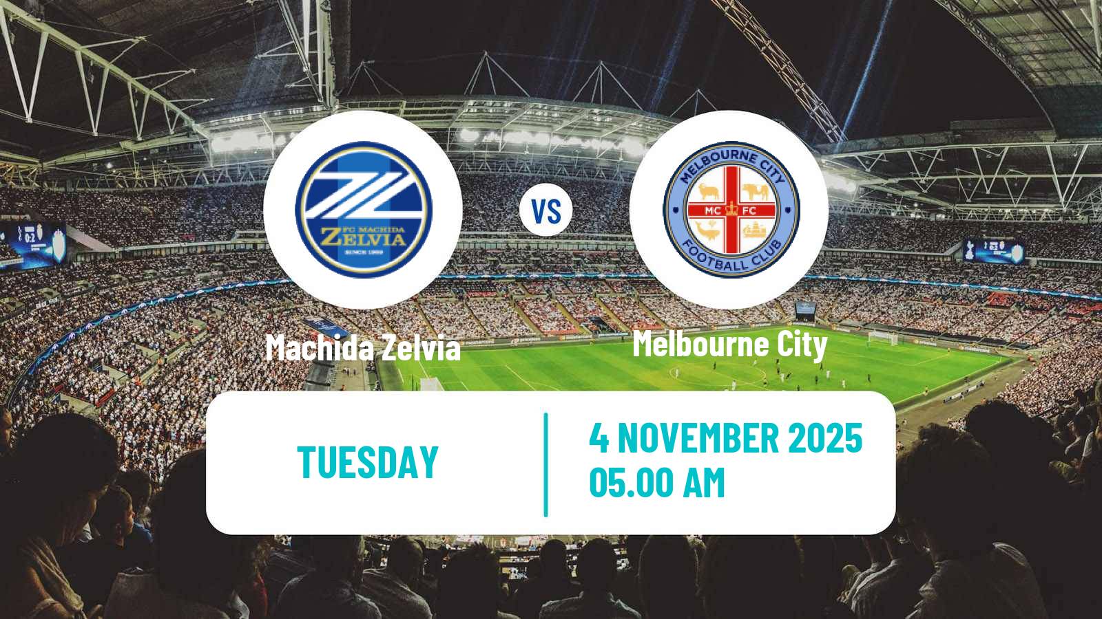 Football AFC Champions League Machida Zelvia - Melbourne City