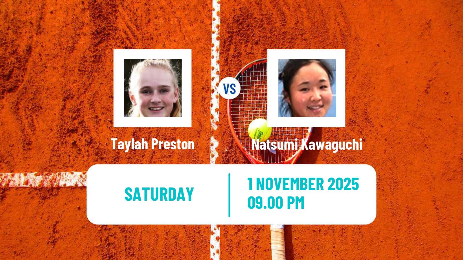 Tennis ITF W35 Brisbane 2 Women Taylah Preston - Natsumi Kawaguchi