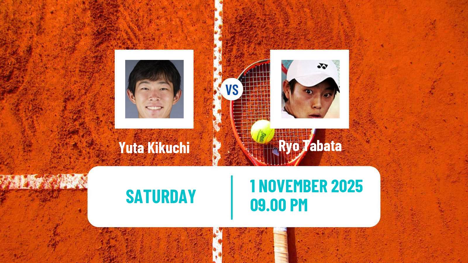 Tennis Matsuyama Challenger Men Yuta Kikuchi - Ryo Tabata