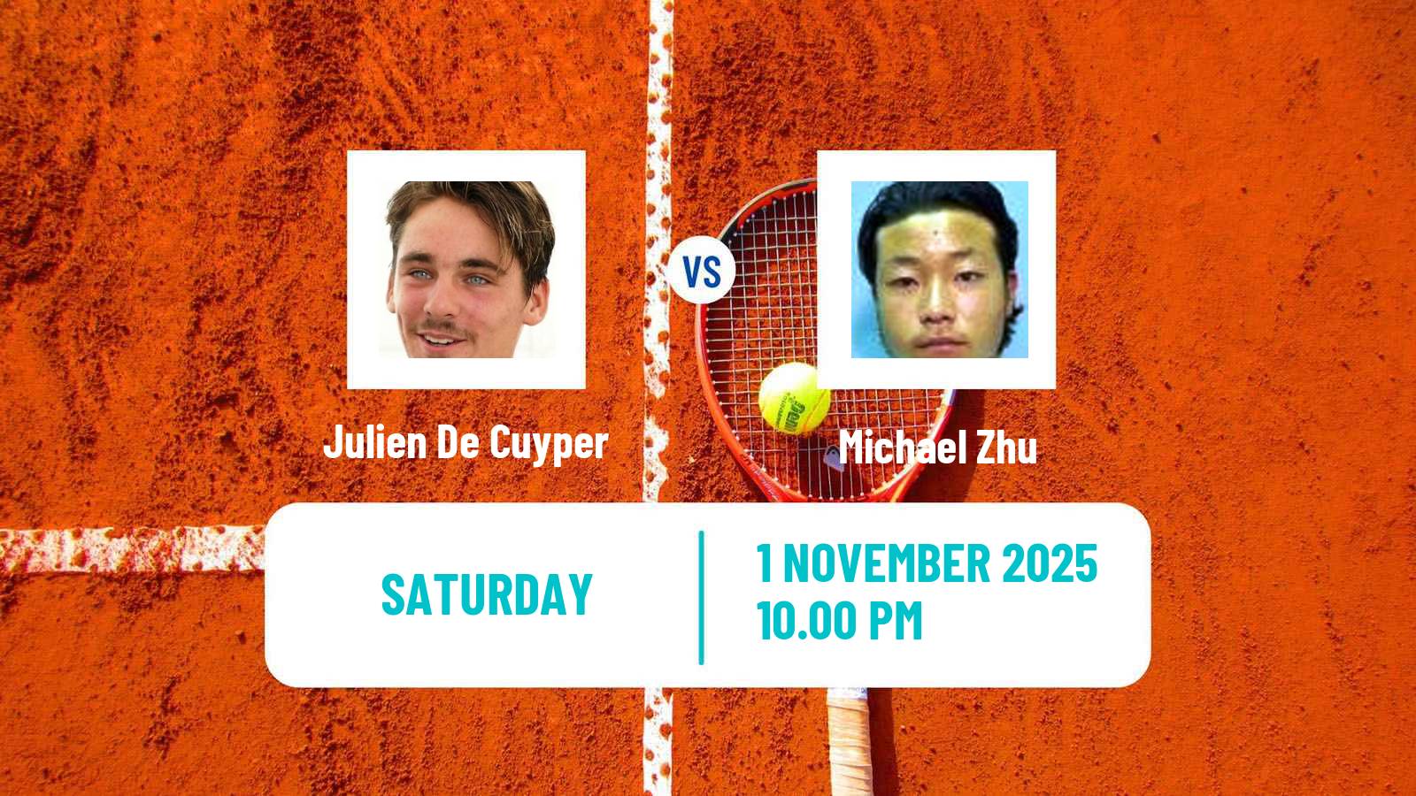 Tennis Taipei Challenger Men Julien De Cuyper - Michael Zhu
