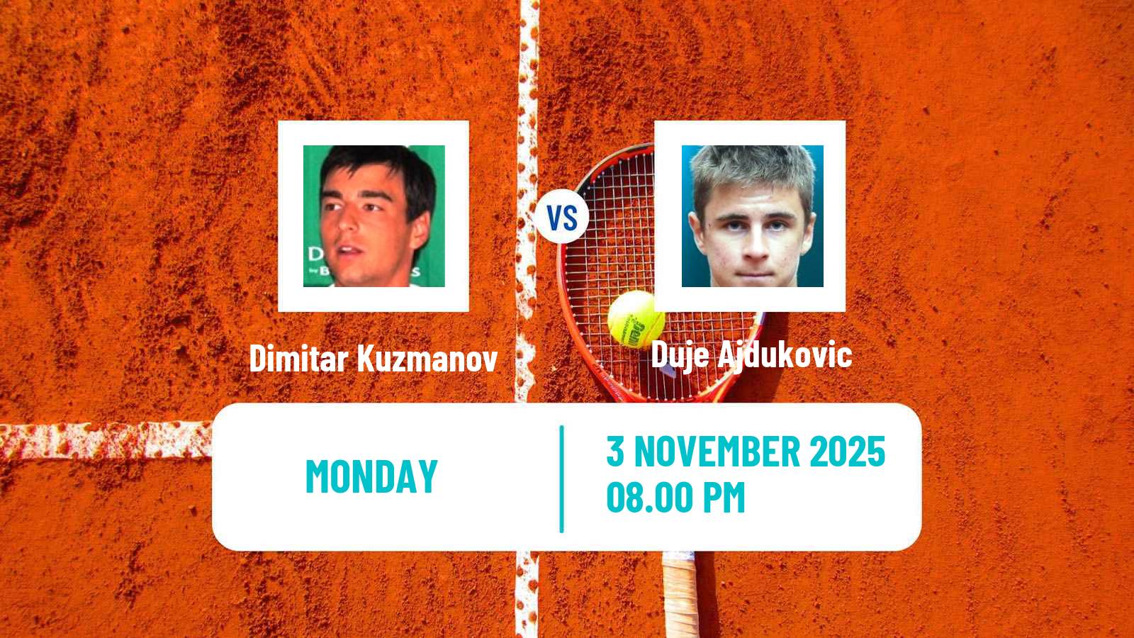 Tennis Matsuyama Challenger Men Dimitar Kuzmanov - Duje Ajdukovic