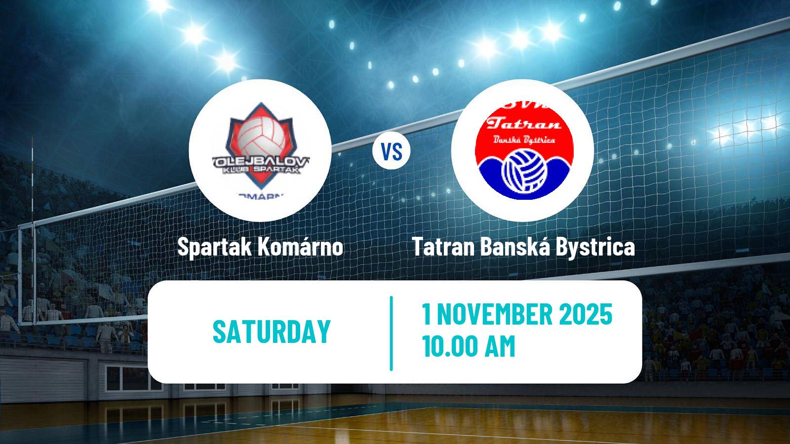 Volleyball Slovak Extraliga Volleyball Spartak Komárno - Tatran Banská Bystrica