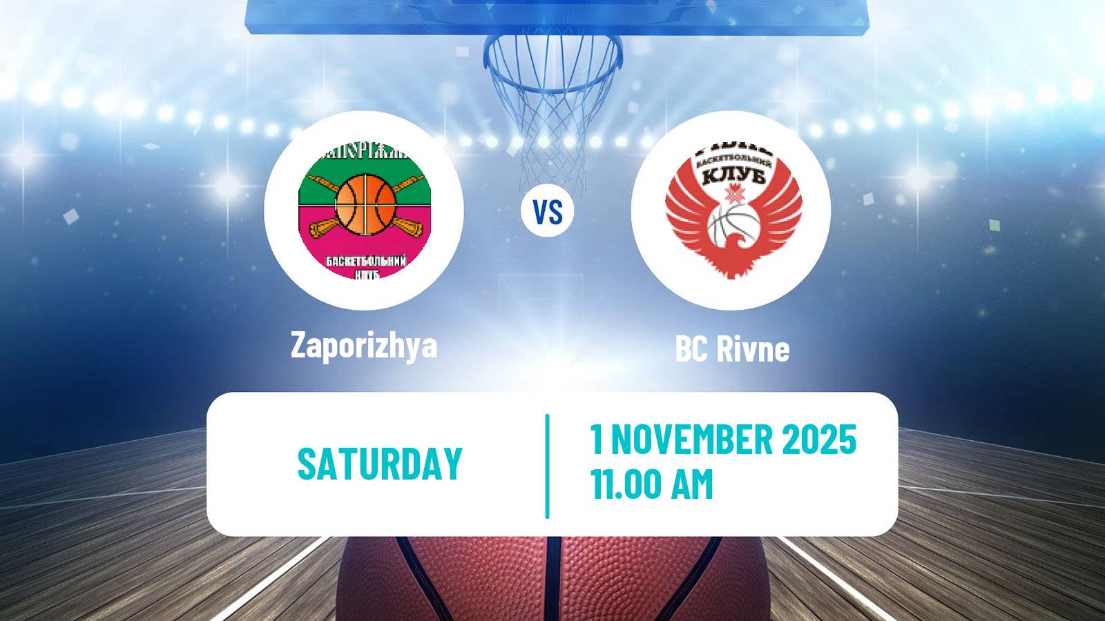 Basketball Ukrainian FBU Super League Zaporizhya - Rivne