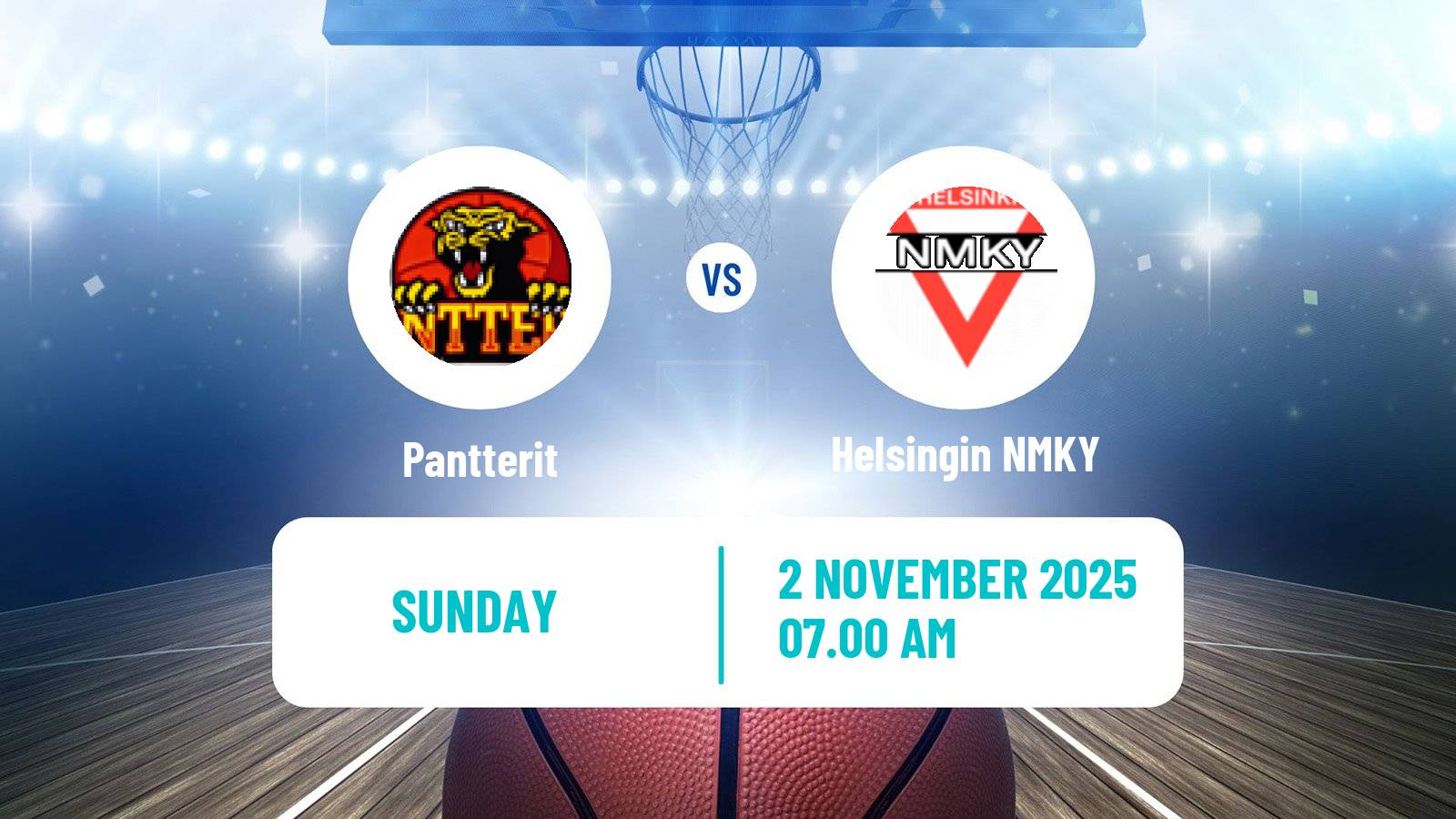 Basketball Finnish I Divisioona Basketball Women Pantterit - Helsingin NMKY