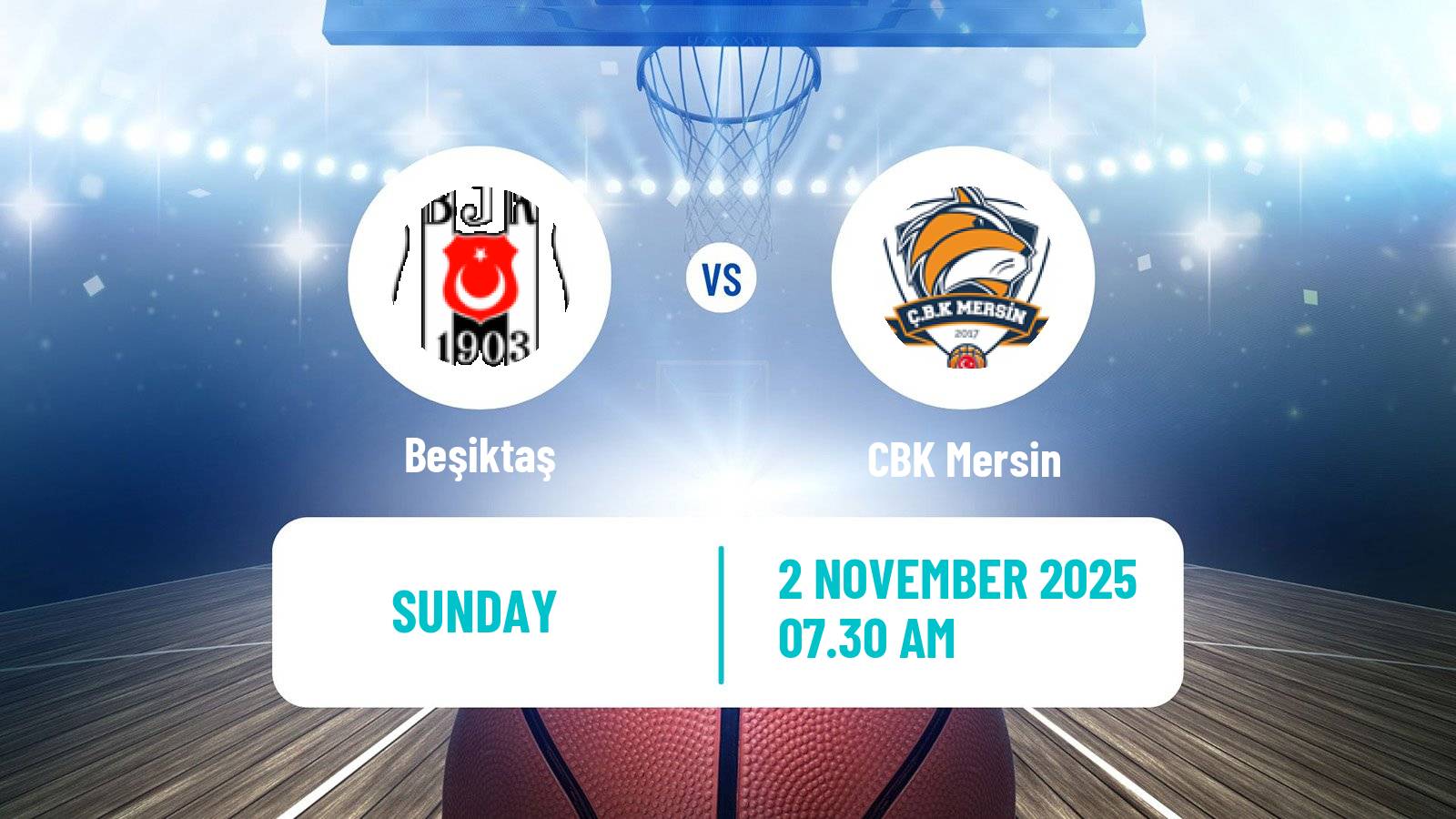 Basketball Turkish Basketball League Women Beşiktaş - CBK Mersin