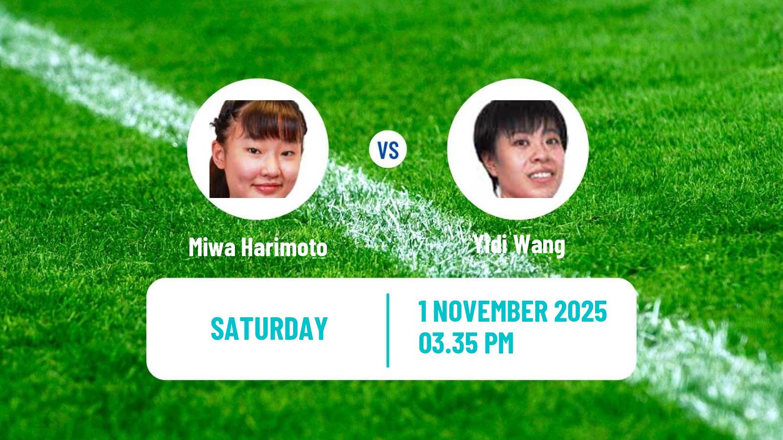 Table tennis Wtt Champions Montpellier Women Miwa Harimoto - Yidi Wang