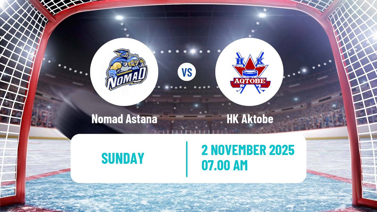 Hockey Kazakh Ice Hockey Championship Nomad - Aktobe