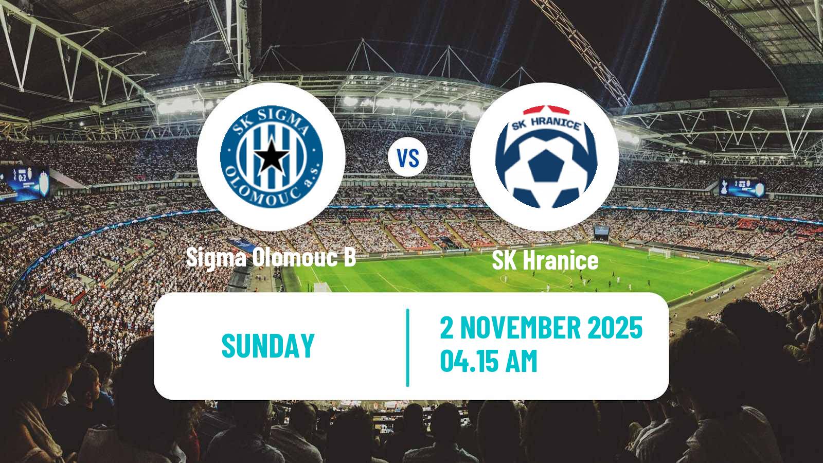 Football Czech MSFL Sigma Olomouc B - Hranice