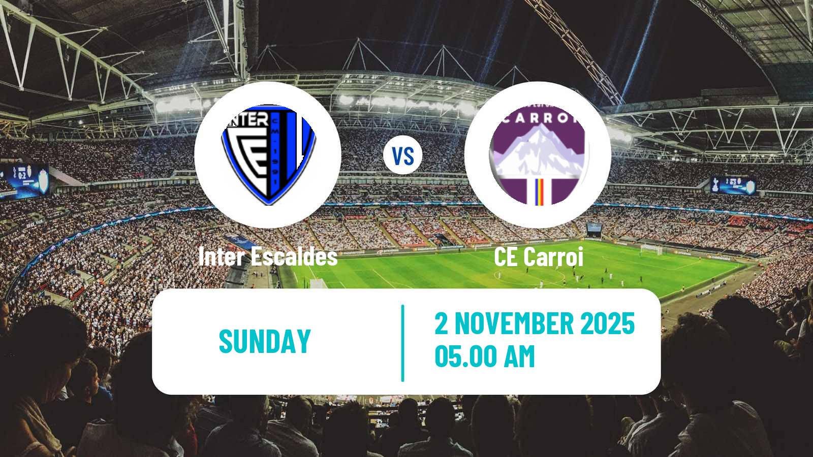 Football Andorra Primera Divisio Inter Escaldes - Carroi