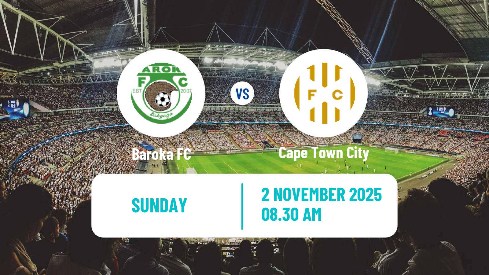 Football South African First Division Baroka - Cape Town City