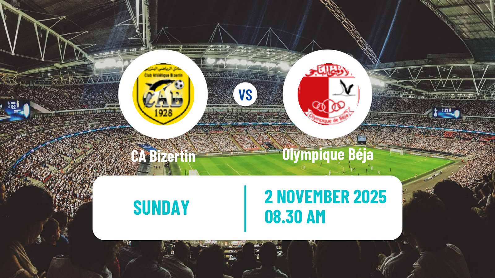 Football Tunisian Ligue Professionnelle 1 Bizertin - Olympique Béja