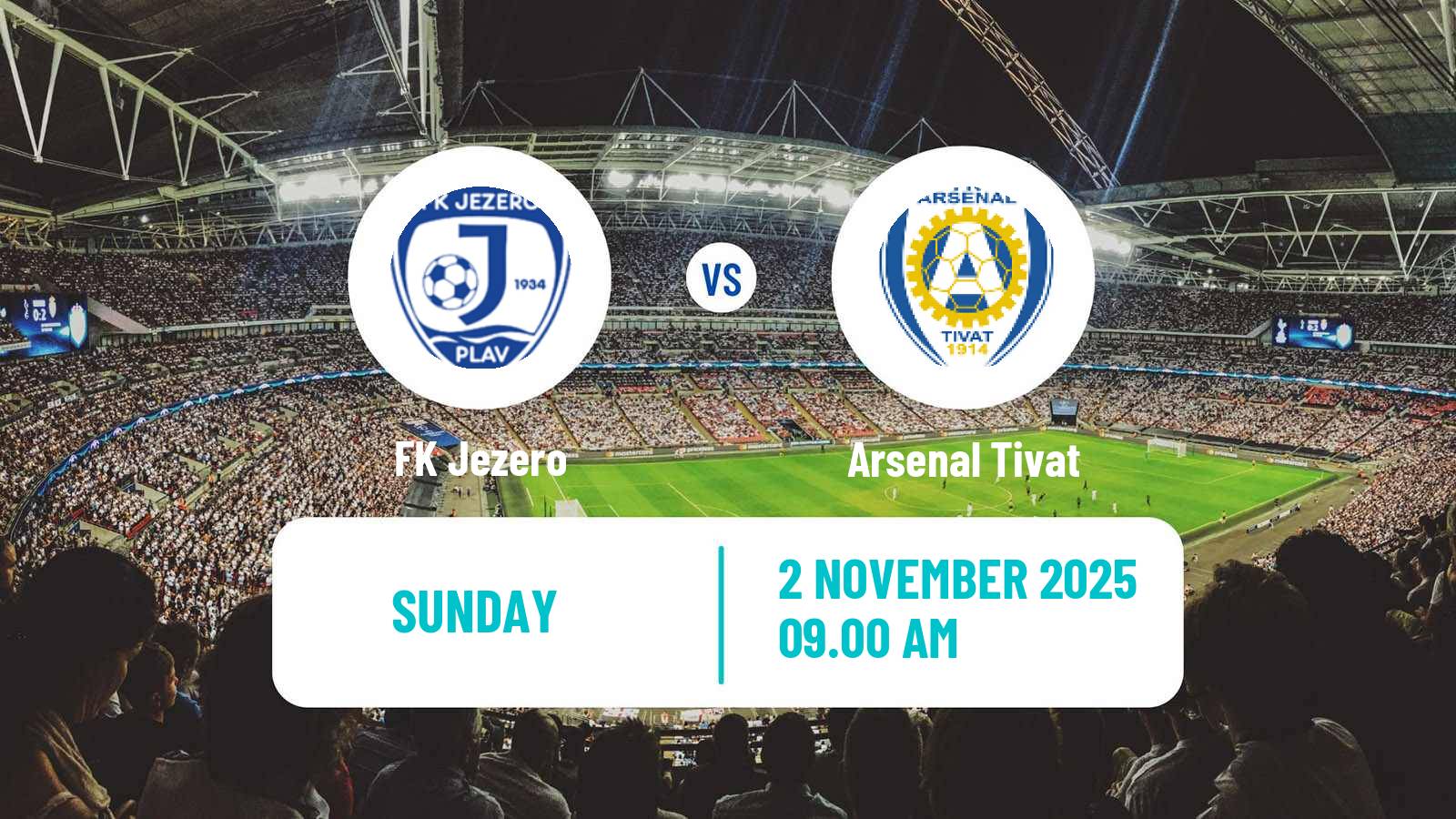 Football Montenegrin First League Jezero - Arsenal Tivat