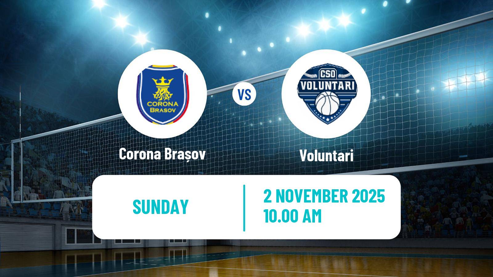 Volleyball Romanian Divizia A1 Volleyball Women Corona Brașov - Voluntari
