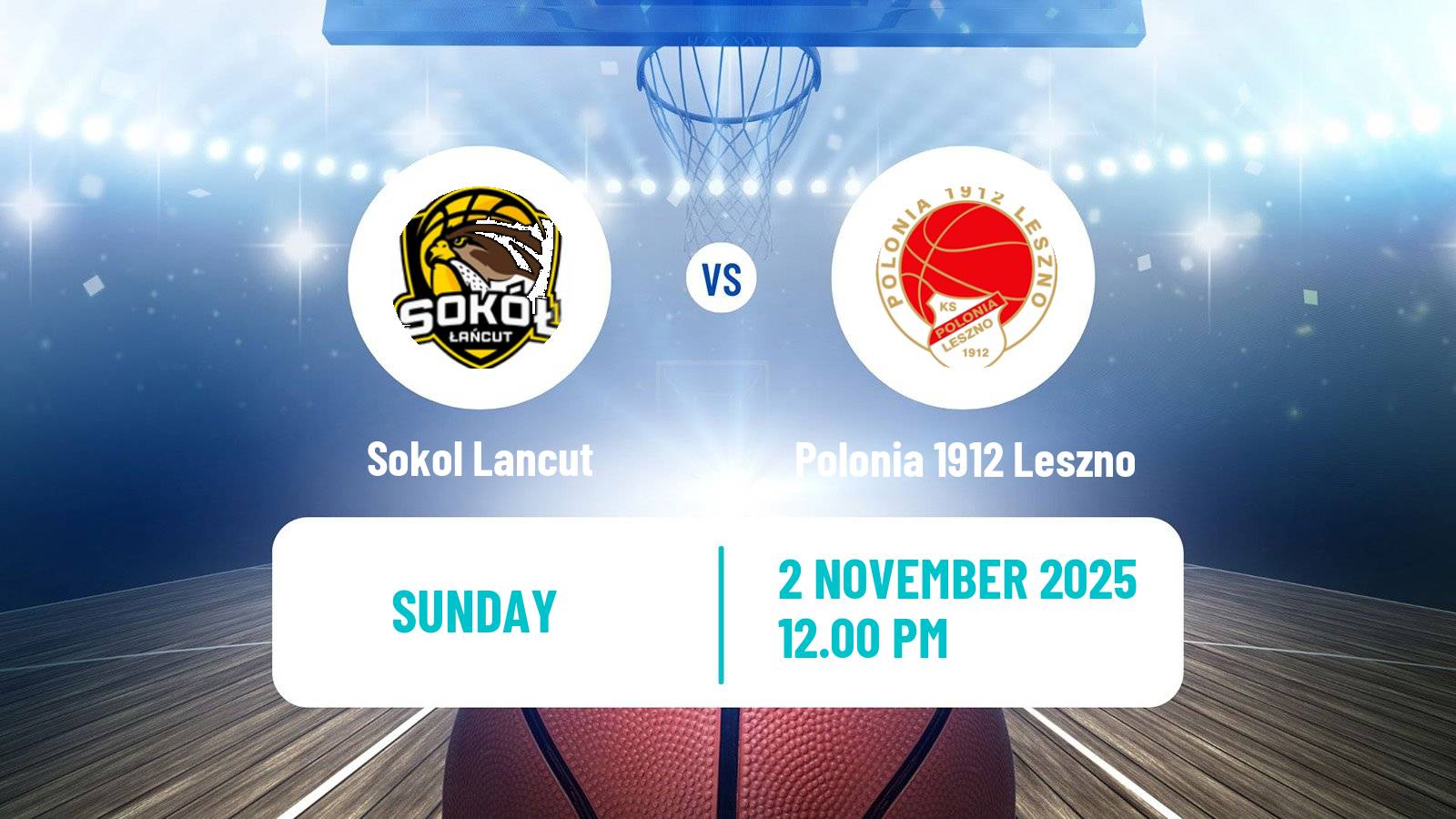 Basketball Polish 1 Liga Basketball Sokol Lancut - Polonia 1912 Leszno