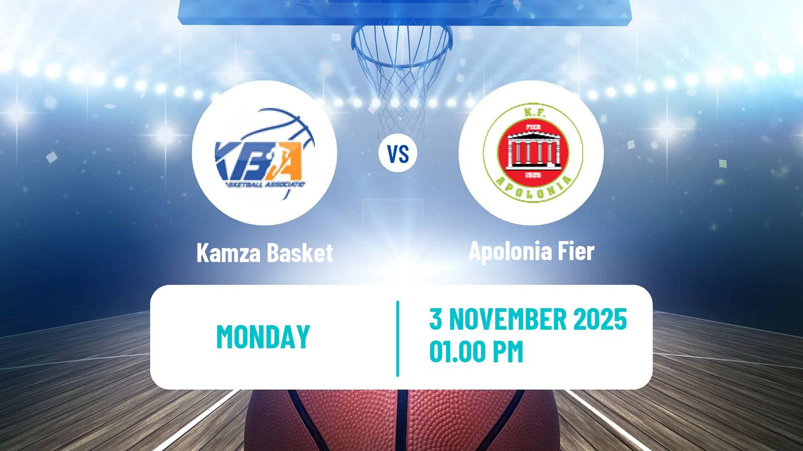 Basketball Albanian Superliga  Basketball Kamza Basket - Apolonia Fier