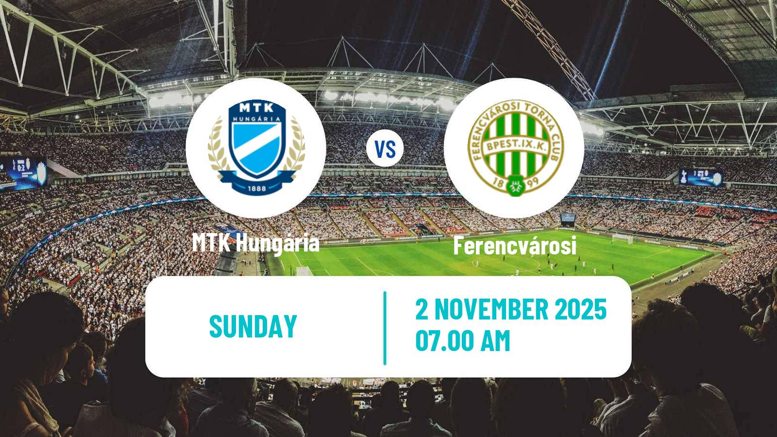 Football Hungarian NB I Women MTK Hungária - Ferencvárosi