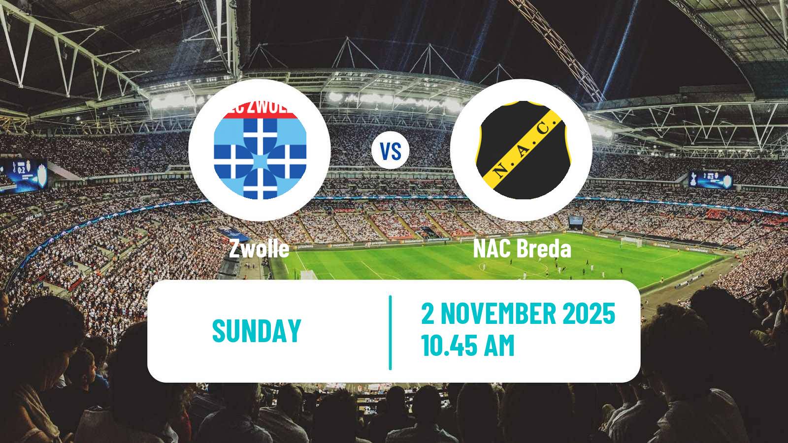 Football Dutch Eredivisie Women Zwolle - NAC Breda