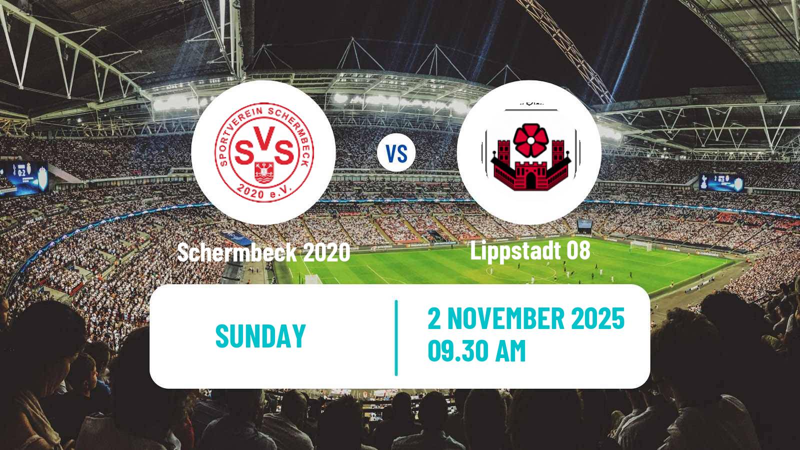 Football German Oberliga Westfalen Schermbeck 2020 - Lippstadt 08