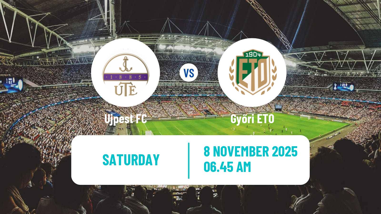 Football Hungarian NB I Ujpest - Győri ETO