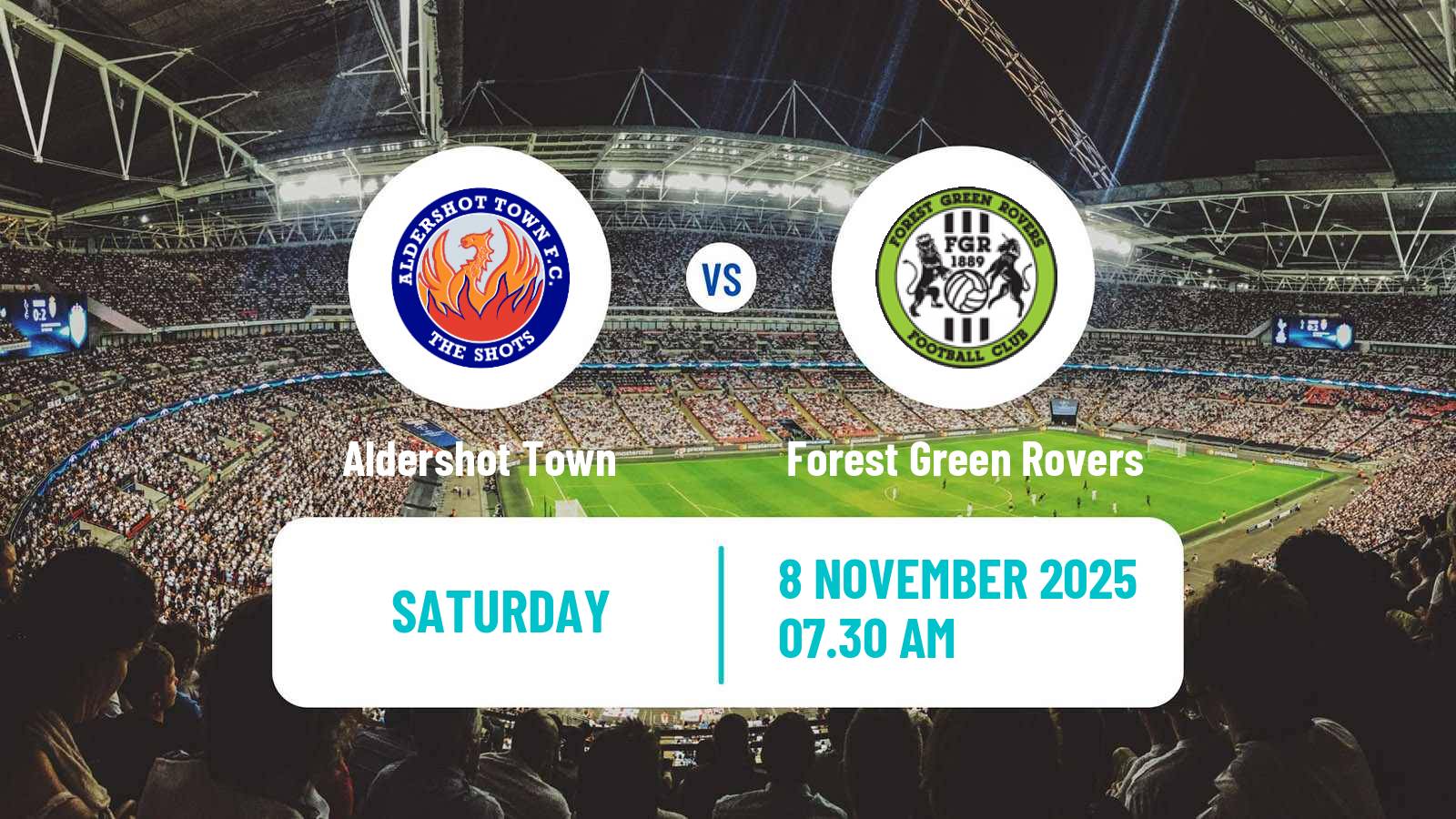 Football English National League Aldershot Town - Forest Green Rovers