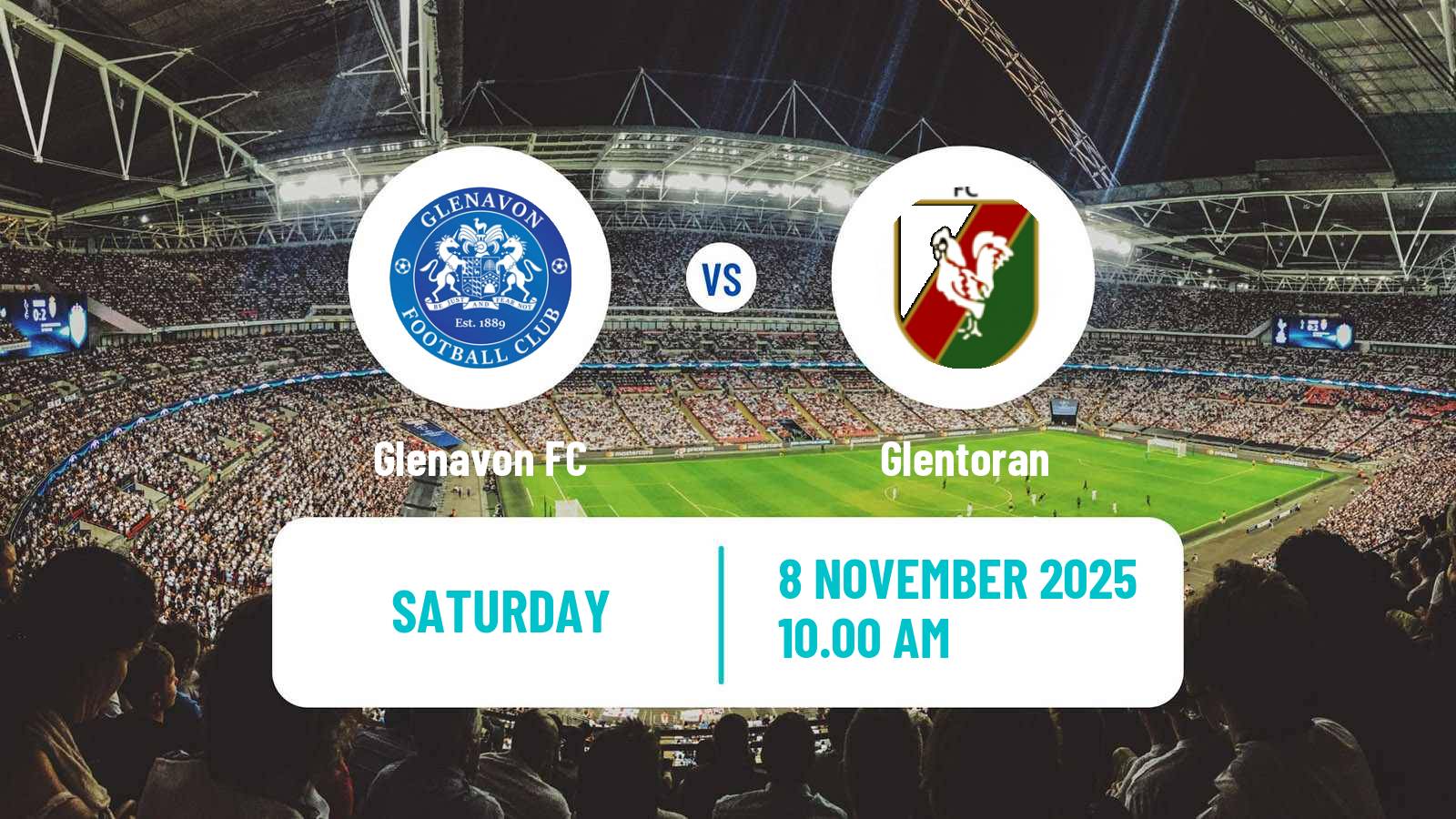 Football Northern Irish Premiership Glenavon - Glentoran