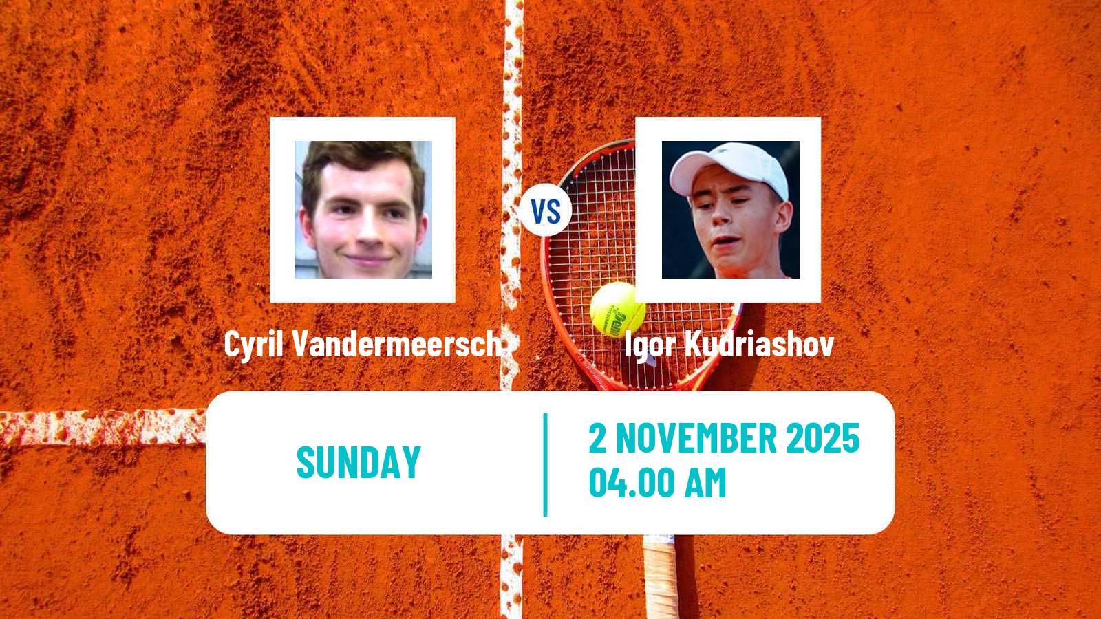 Tennis ITF M15 Monastir 41 Men Cyril Vandermeersch - Igor Kudriashov