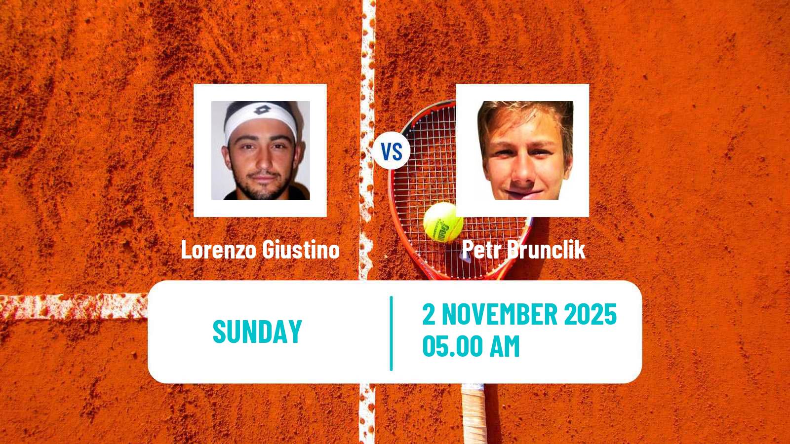 Tennis Monastir Challenger Men Lorenzo Giustino - Petr Brunclik