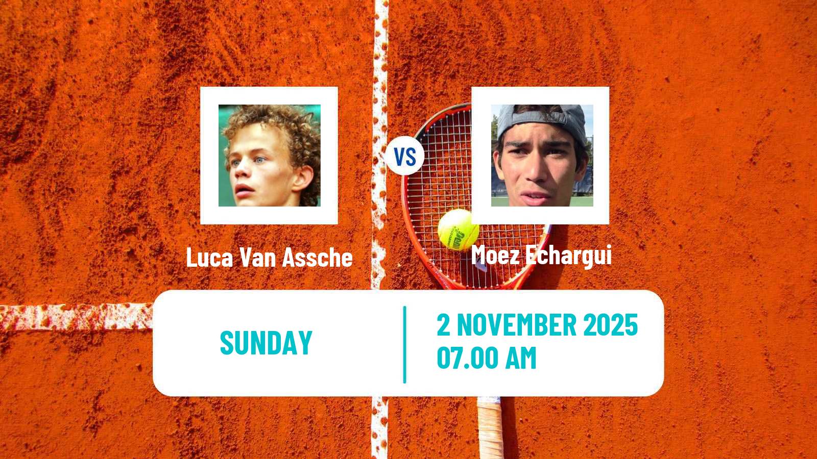 Tennis ATP Metz Luca Van Assche - Moez Echargui