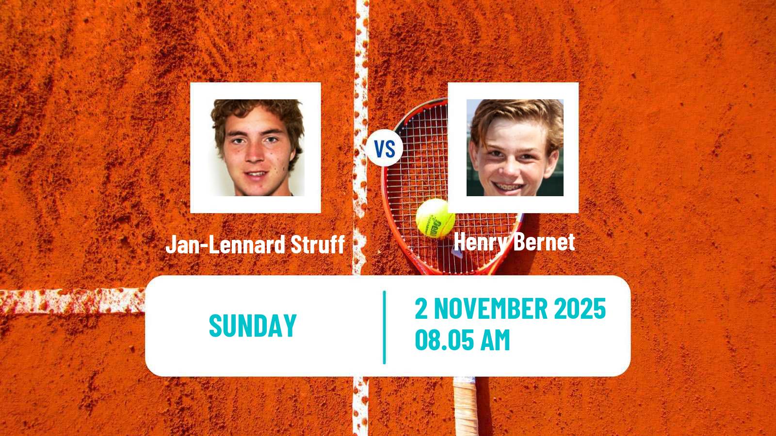 Tennis ATP Athens Jan-Lennard Struff - Henry Bernet