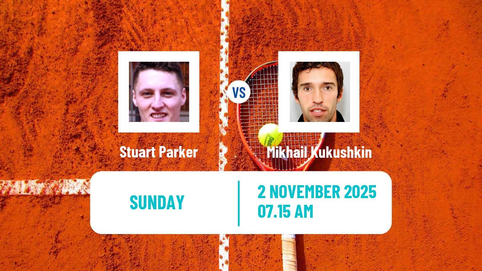 Tennis Helsinki Challenger Men Stuart Parker - Mikhail Kukushkin