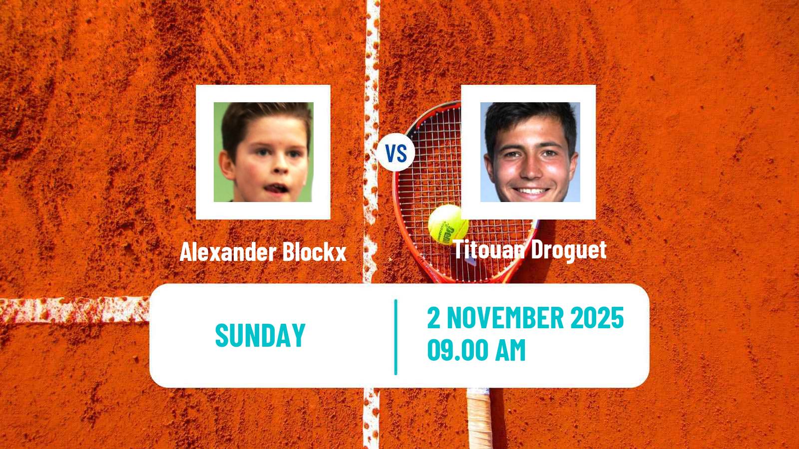 Tennis Bratislava 2 Challenger Men Alexander Blockx - Titouan Droguet