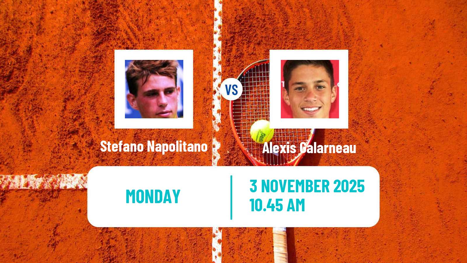 Tennis Helsinki Challenger Men Stefano Napolitano - Alexis Galarneau