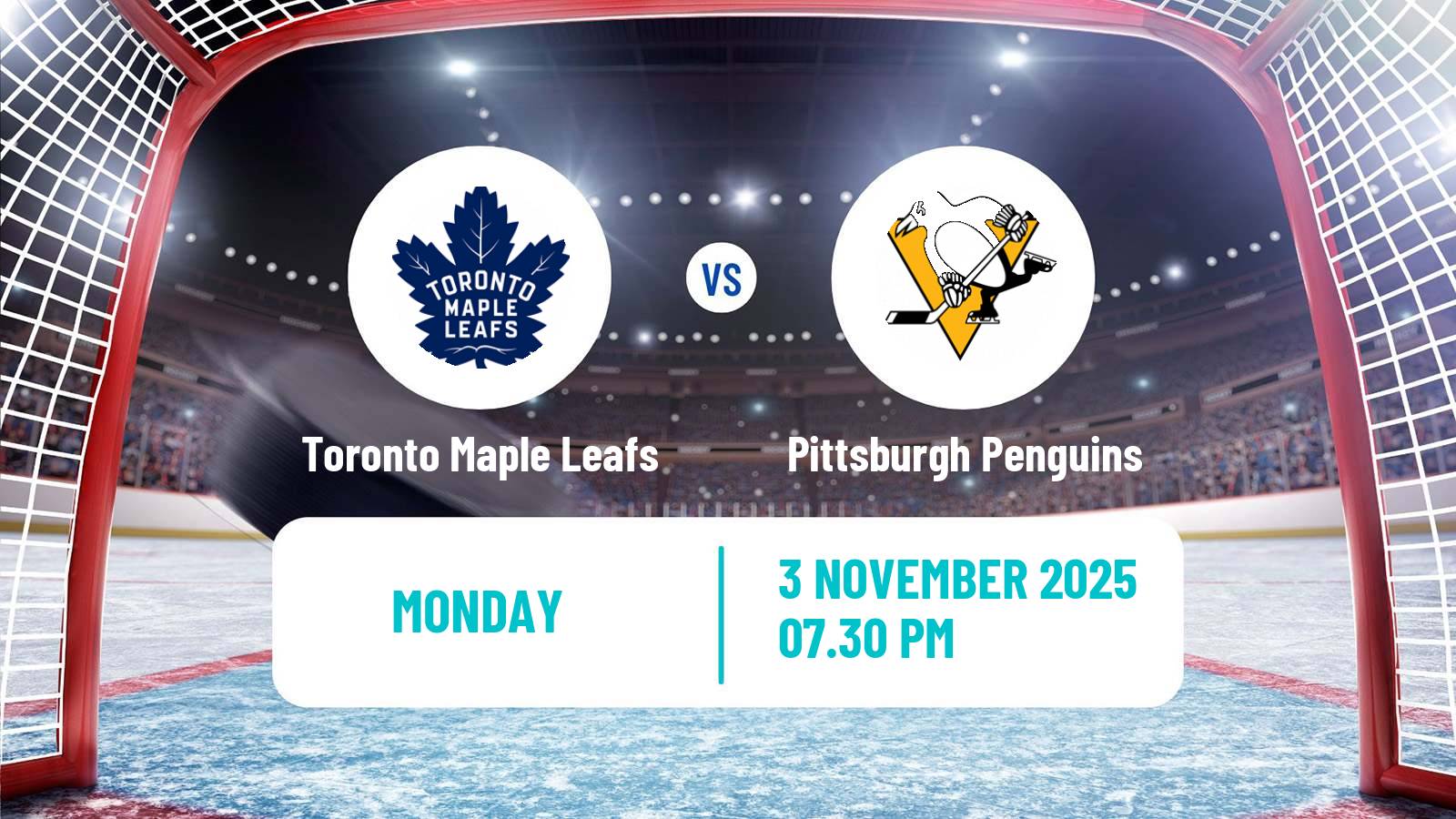 Hockey NHL Toronto Maple Leafs - Pittsburgh Penguins