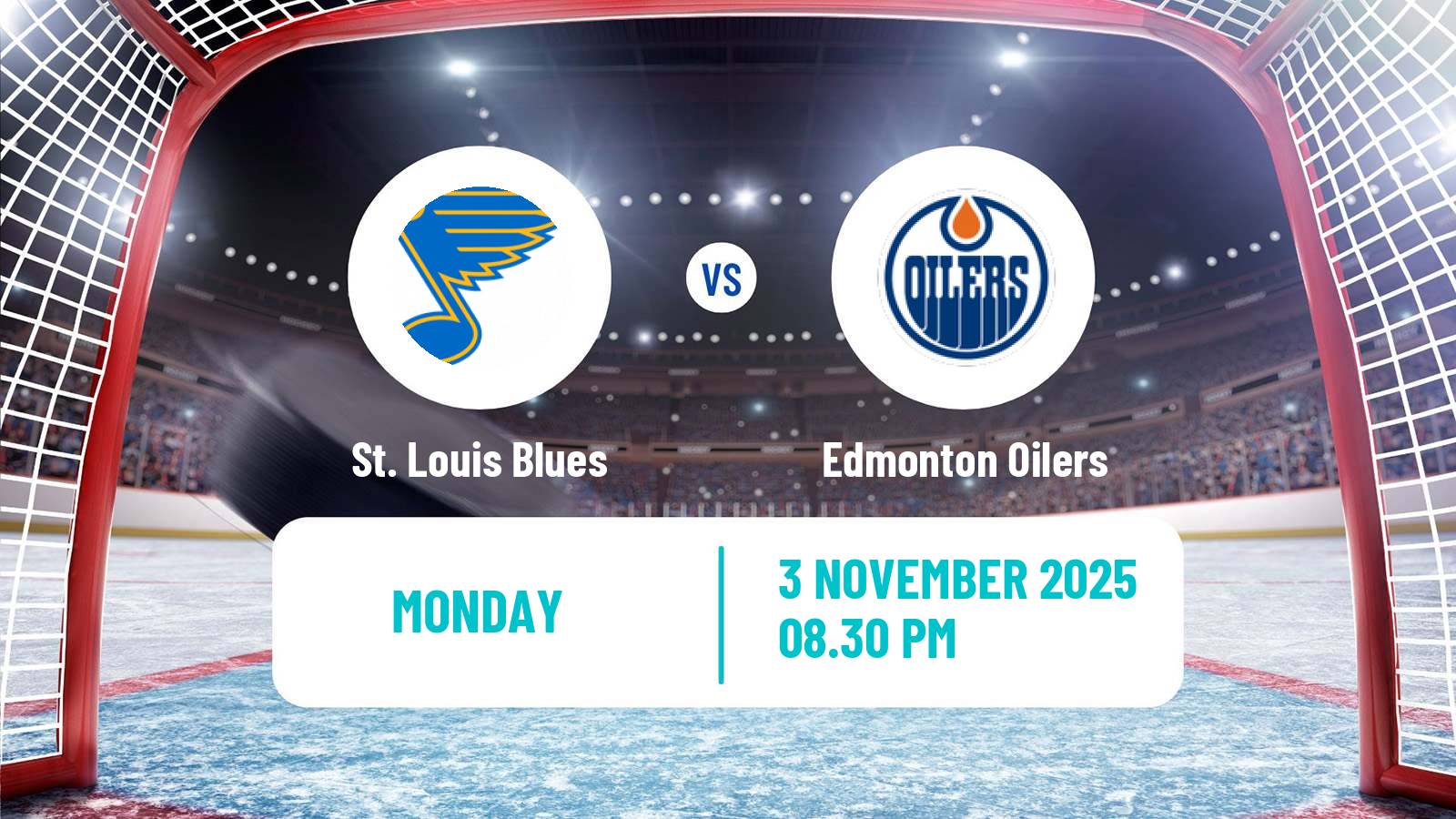 Hockey NHL St. Louis Blues - Edmonton Oilers
