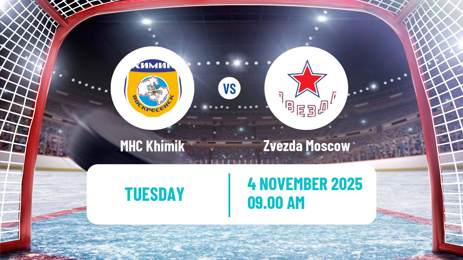Hockey VHL Khimik - Zvezda Moscow