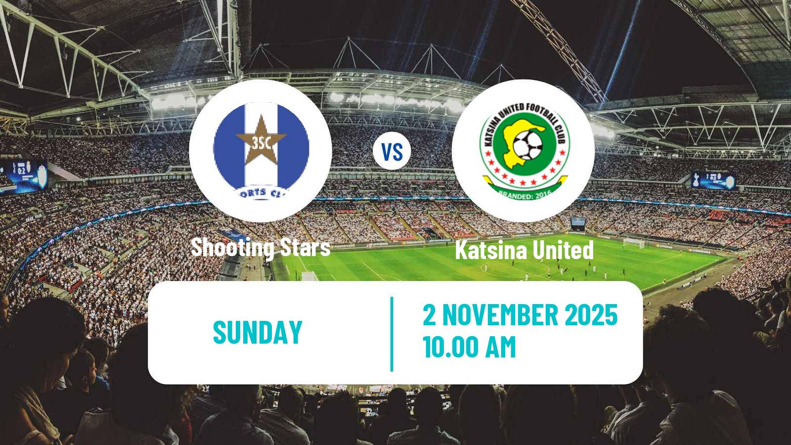 Football Nigerian Premier League Shooting Stars - Katsina United