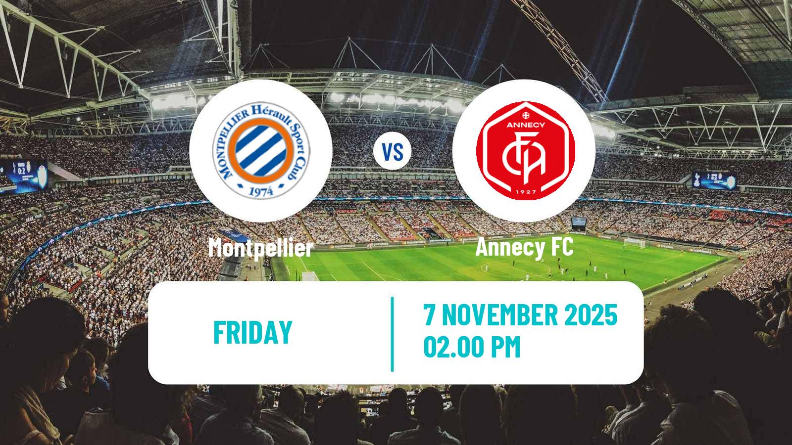 Football French Ligue 2 Montpellier - Annecy