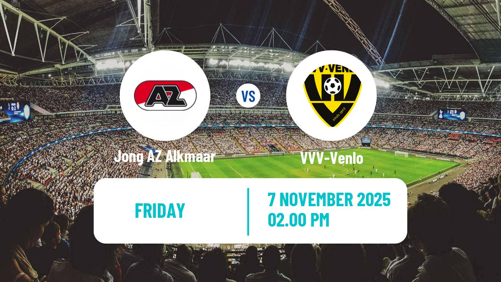 Football Dutch Eerste Divisie Jong AZ Alkmaar - VVV-Venlo