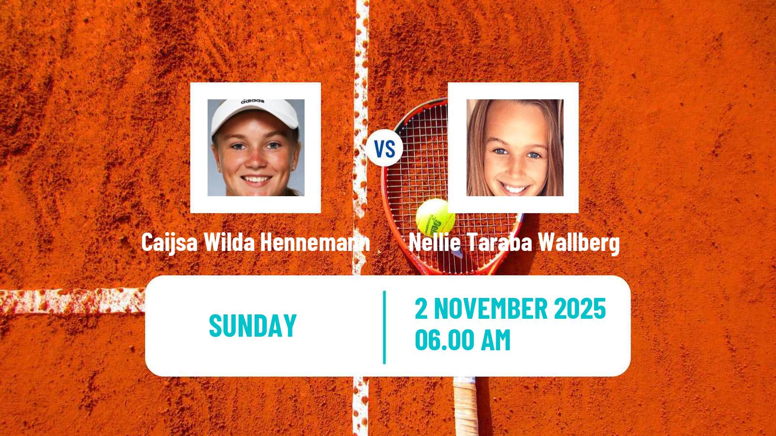 Tennis ITF W15 Taby Women Caijsa Wilda Hennemann - Nellie Taraba Wallberg