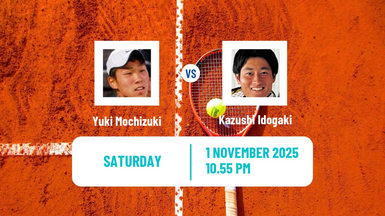 Tennis Matsuyama Challenger Men Yuki Mochizuki - Kazushi Idogaki