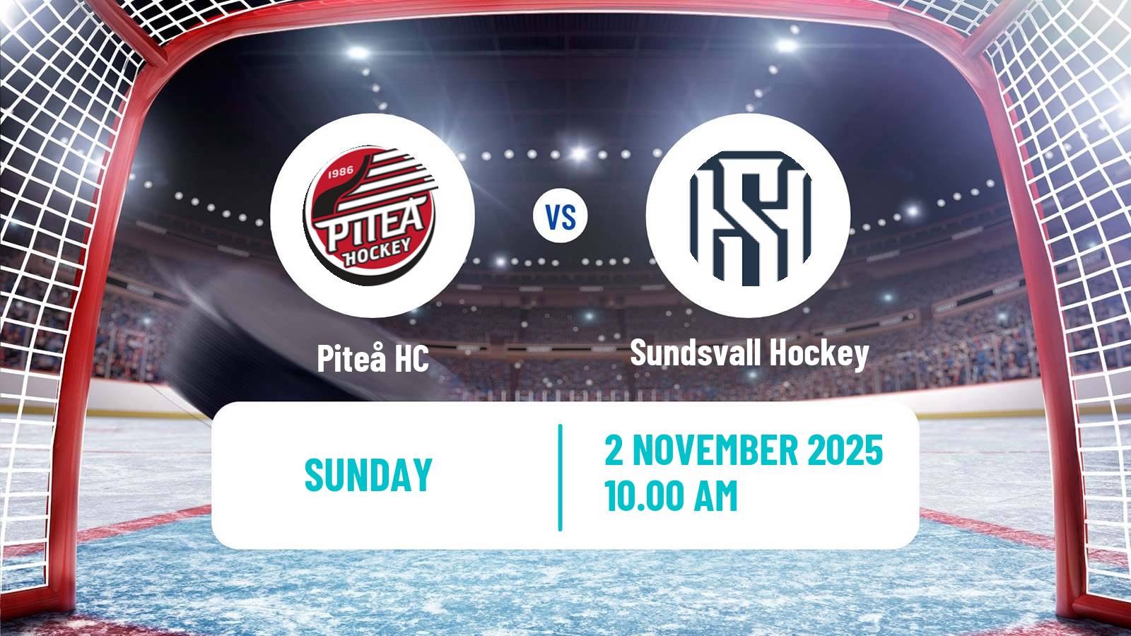 Hockey Swedish HockeyEttan Norra Piteå HC - Sundsvall Hockey