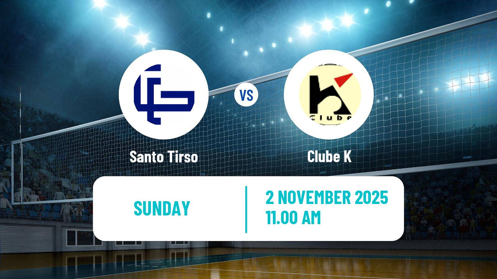 Volleyball Portuguese Campeonato Nacional Volleyball Santo Tirso - Clube K
