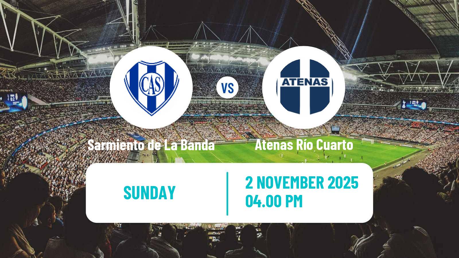 Football Argentinian Torneo Federal Sarmiento de La Banda - Atenas Río Cuarto